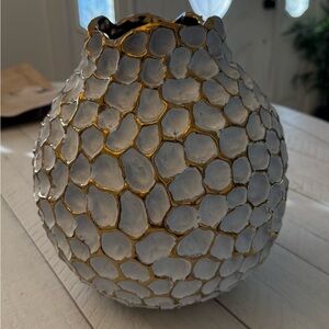 Anthropologie Honeycomb Vase